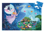 Load image into Gallery viewer, Djeco - Fairy And Unicorn 36pc Silhouette Puzzle
