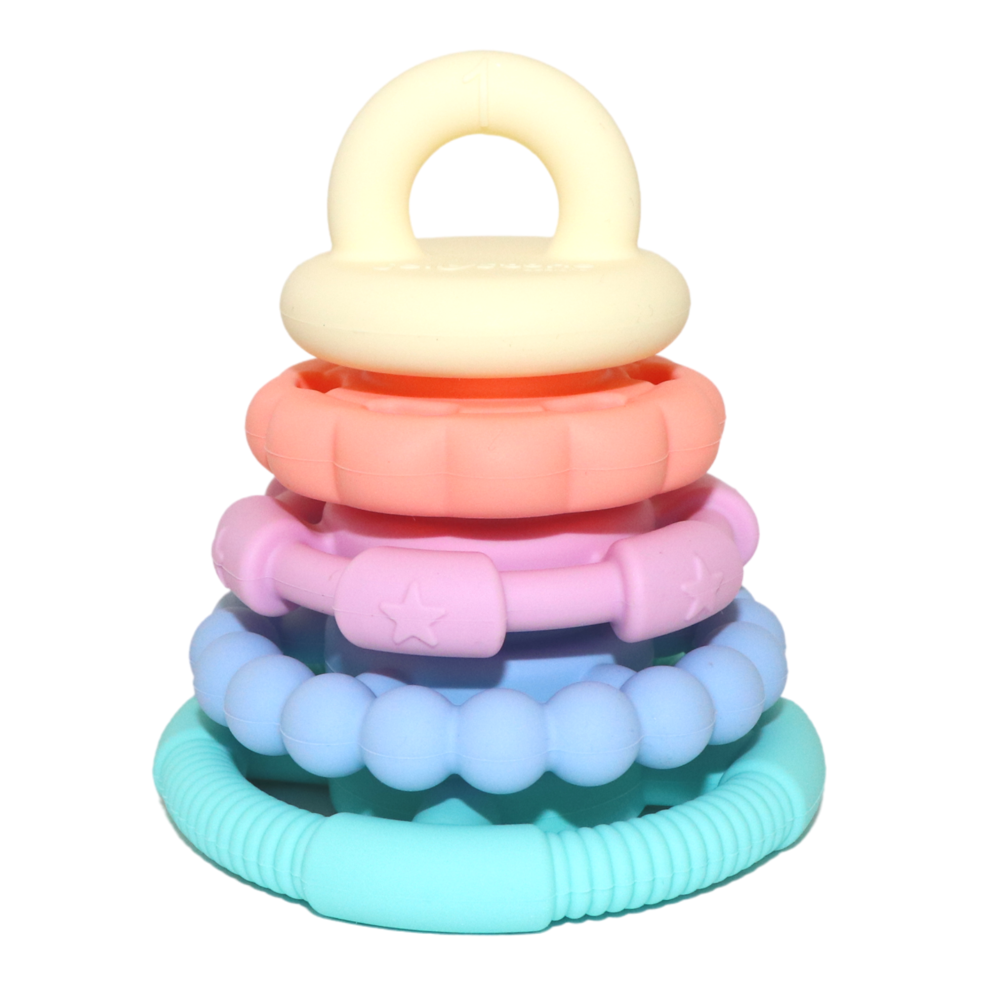 Jellystone - Rainbow Stacker and Teether Toy