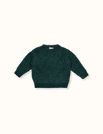 Load image into Gallery viewer, Goldie + Ace - Poppy Chenille Relaxed Crop Sweater (Forest)
