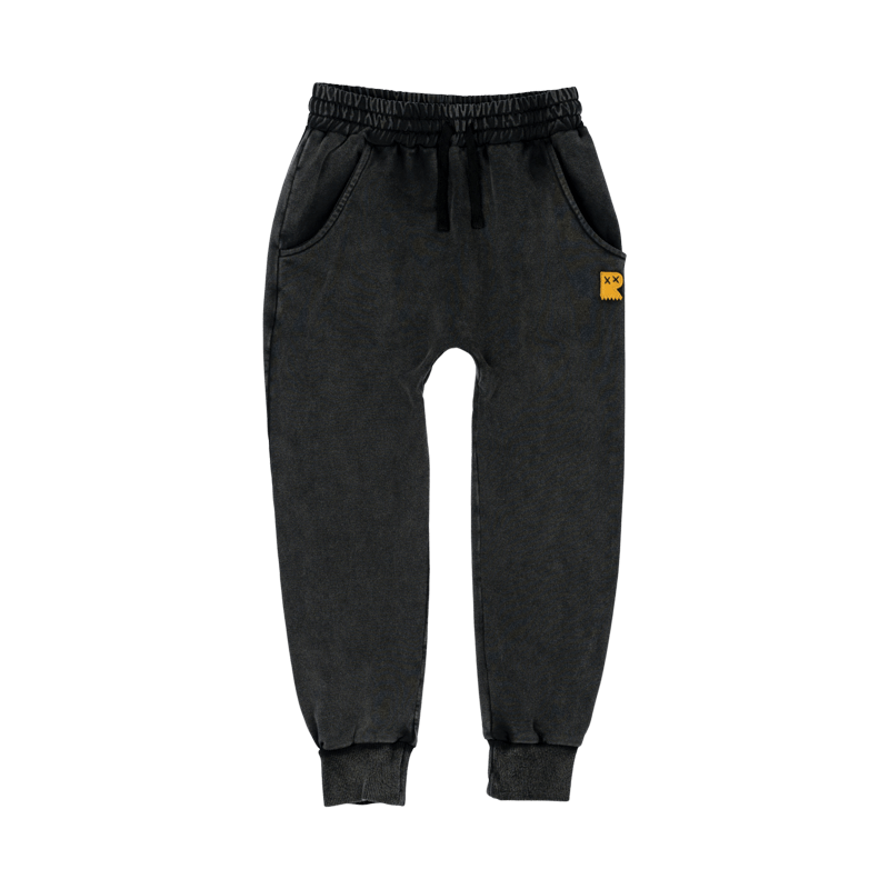 Rock Your Baby - Black Wash Track Pants