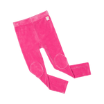 Load image into Gallery viewer, Rock Your Baby - Pink Velvet knee Patch Tights
