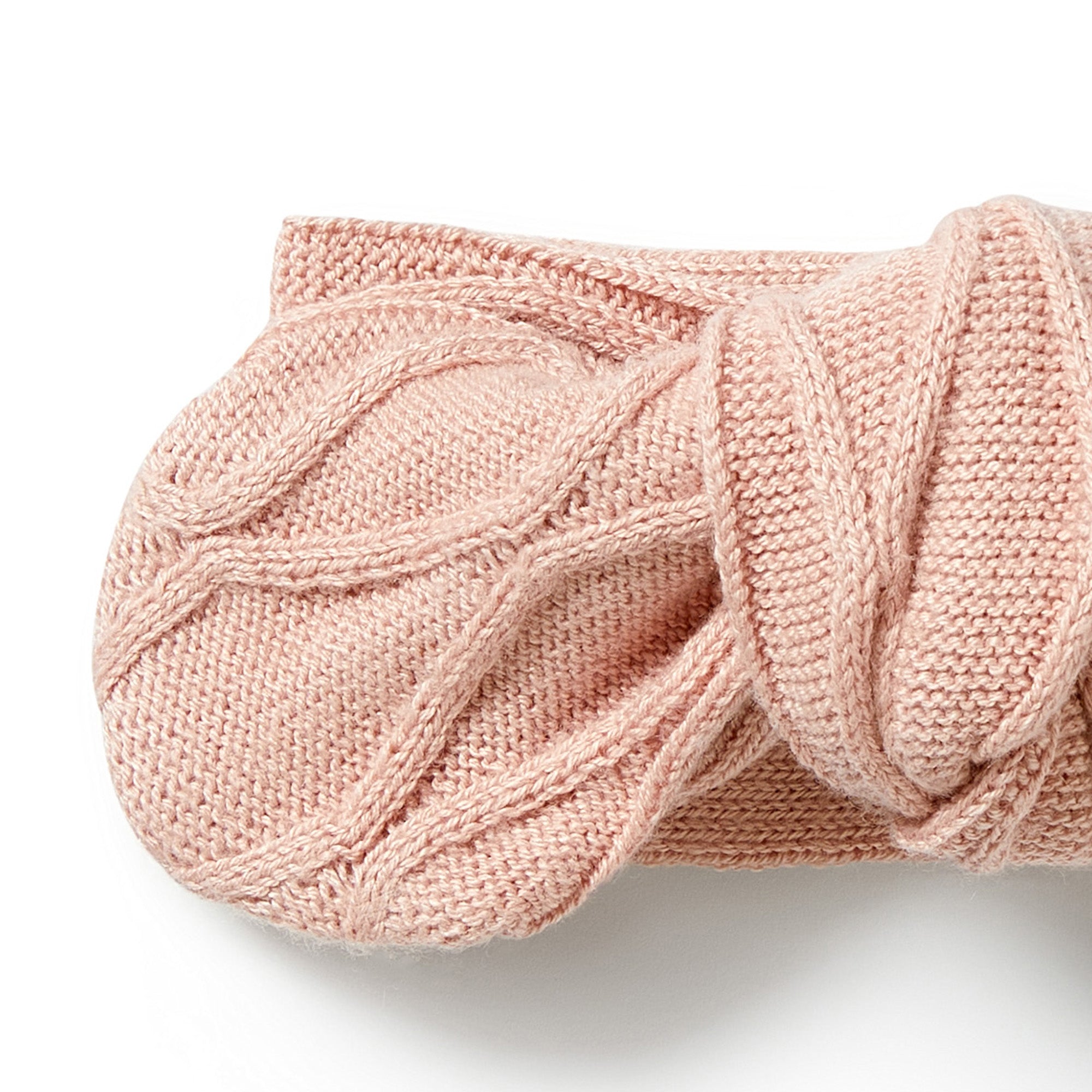 Wilson & Frenchy - Knitte Cable Headband - Rose