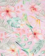 Load image into Gallery viewer, Fox &amp; Finch - Budgie Pink Floral Short Sleeve Zip Romper
