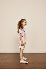 Load image into Gallery viewer, Goldie + Ace - Burton Dancing Daisy Denim Overalls - Lavender
