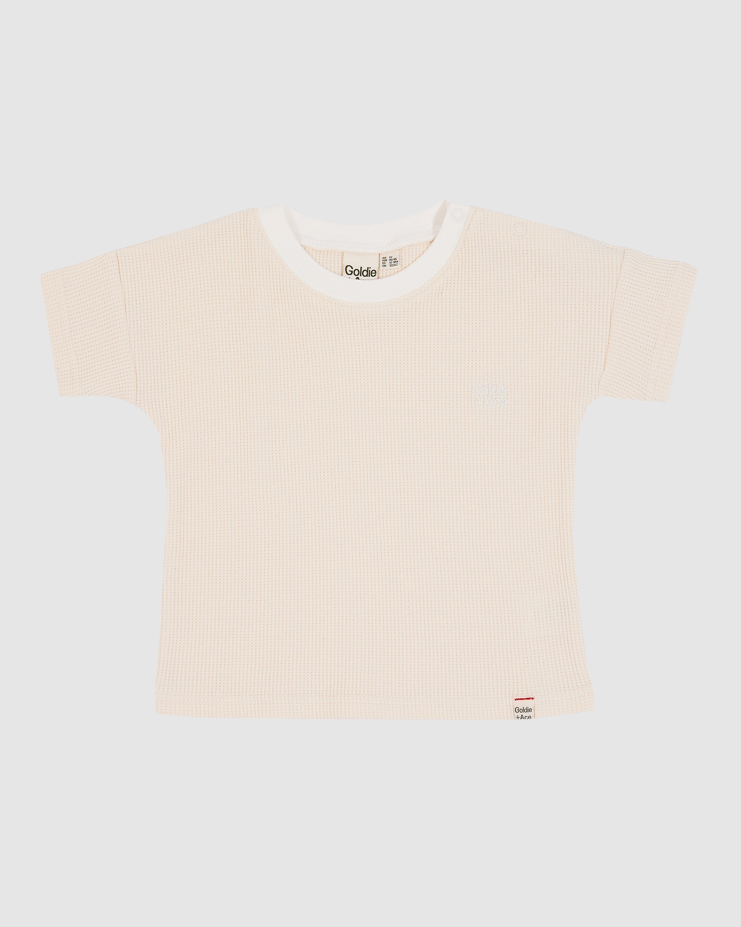 PRE ORDER - Goldie + Ace - Goldie Waffle Tee - Antique Ice