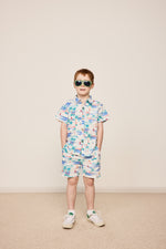 Load image into Gallery viewer, Goldie + Ace - Noah Cotton Shorts - Paradise White
