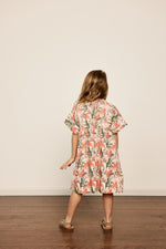 Load image into Gallery viewer, Goldie + Ace - Lulu Cotton Dress - Flamingo Pink
