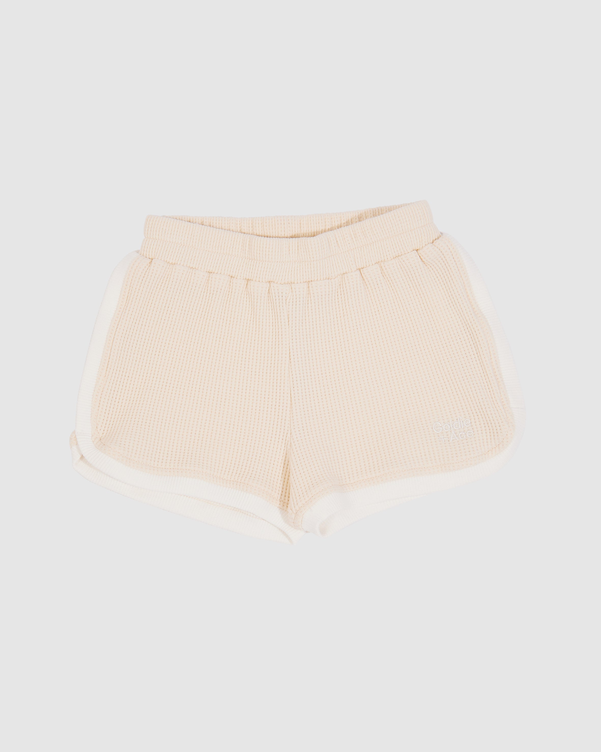 PRE ORDER - Goldie + Ace - Sadie Waffle Shorts - Antique White