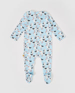 Load image into Gallery viewer, PRE ORDER - Goldie + Ace - Seagulls Print Zipsuit - Blue
