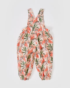 PRE ORDER - Goldie + Ace - Tilly Cotton Overalls - Flamingo Pink