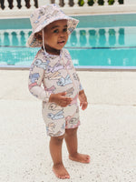 Load image into Gallery viewer, Huxbaby - Super Dino Swim Hat
