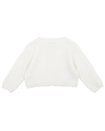 Load image into Gallery viewer, Bebe - White Scalloped Edge Cardigan

