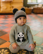 Load image into Gallery viewer, Bebe - Angus Panda Knitted Jumper
