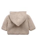 Load image into Gallery viewer, Bebe - Taupe Knitted Hooded Jacket
