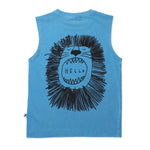 Load image into Gallery viewer, PRE ORDER - Minti - Roaring Lion Sleeveless Tee - Sky Wash
