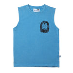 Load image into Gallery viewer, PRE ORDER - Minti - Roaring Lion Sleeveless Tee - Sky Wash
