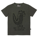 Load image into Gallery viewer, PRE ORDER - Minti - Aliigator Tee - Olive Wash
