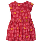 Load image into Gallery viewer, PRE ORDER - Minti - Painted Flower Woven Dress - Cherry
