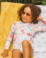 Load image into Gallery viewer, Bebe - Lena Long Sleeve Sunsuit 3-10YRS
