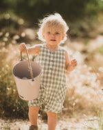 Load image into Gallery viewer, Fox &amp; Finch - Green Gingham Romper
