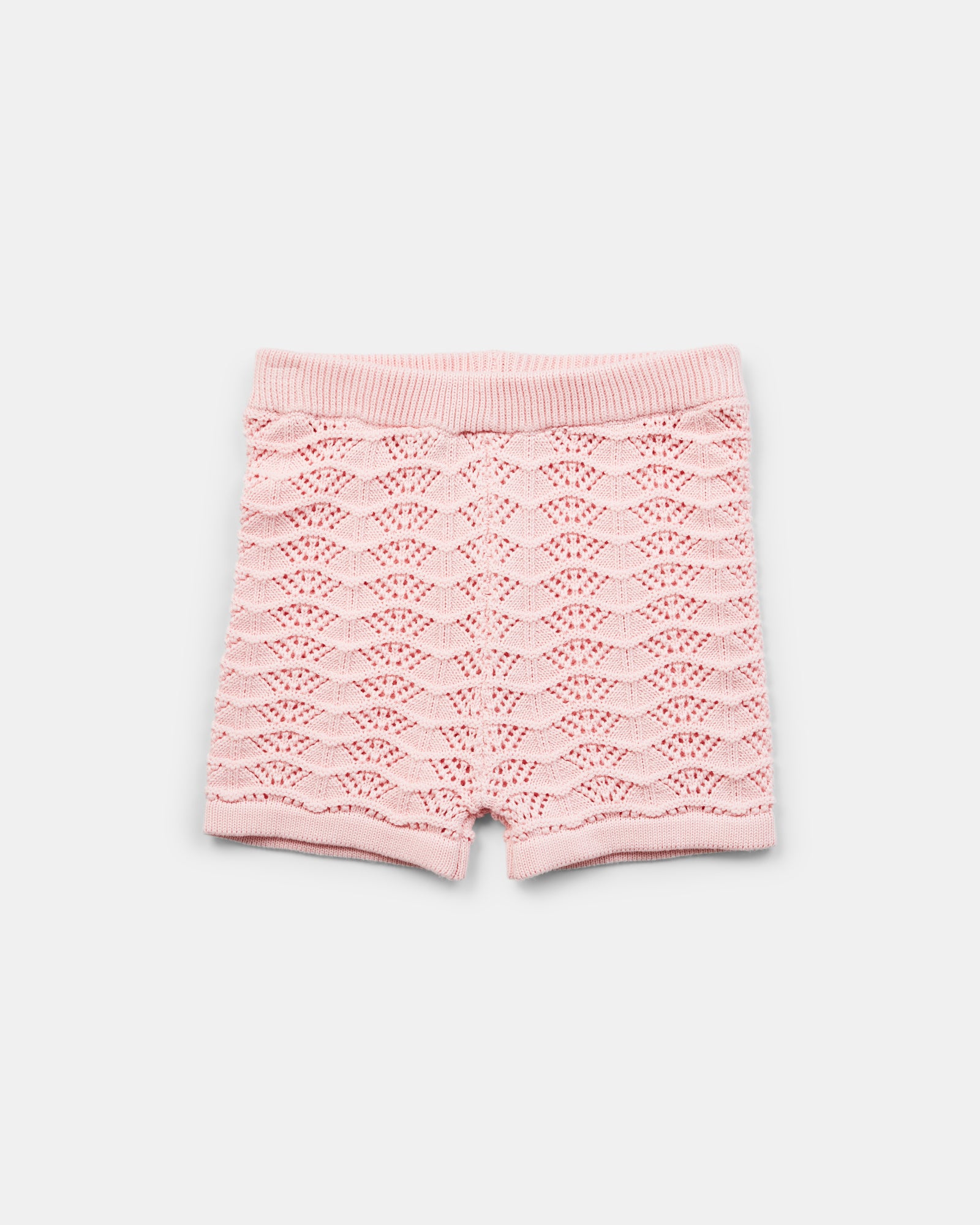 Walnut - Rosalie Knit Shorts - Baby Pink