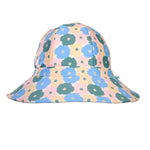 Load image into Gallery viewer, Acorn - Full Bloom Wide Brim Swim Hat - Pink/Blue/Multi
