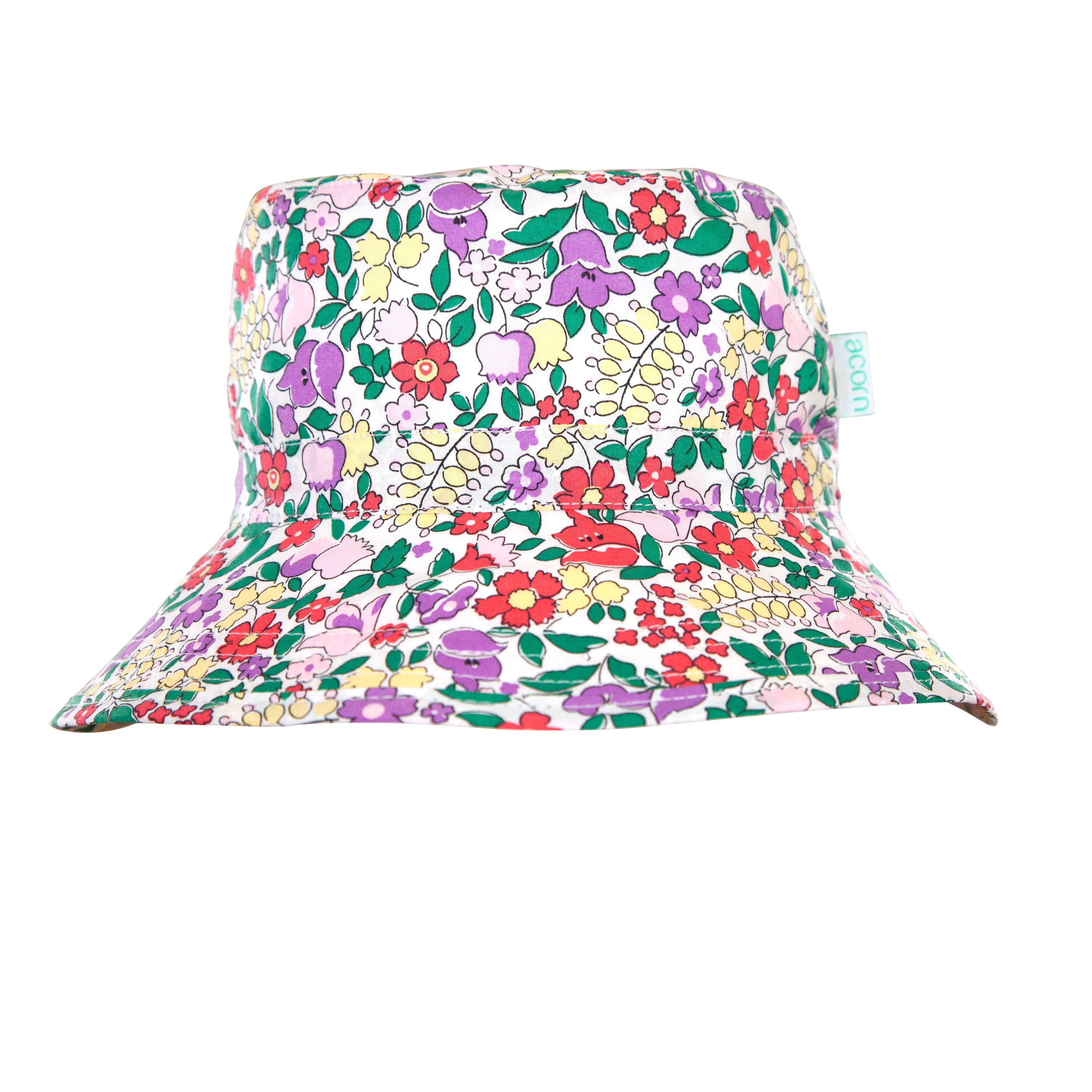 Acorn - Flora Broad Brim Bucket Hat - Floral