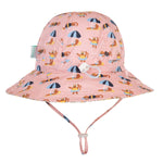 Load image into Gallery viewer, Acorn - Beach Cats Wide Brim Sunhat - Pink/Multi
