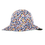 Load image into Gallery viewer, Acorn - Emily Wide Brim Sunhat - Blue/Pink/Rust Floral
