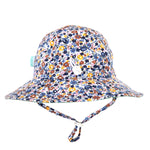 Load image into Gallery viewer, Acorn - Emily Wide Brim Sunhat - Blue/Pink/Rust Floral
