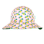 Load image into Gallery viewer, Acorn - Revallo Gingham Wide Brim Sunhat - Pink/Yello/Green
