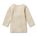 Load image into Gallery viewer, Wilson &amp; Frenchy - Organic Stripe Rib Henley Top - Nougat
