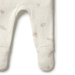 Load image into Gallery viewer, Wilson &amp; Frenchy - Organic Pointelle Legging with Feet - Little Acorn
