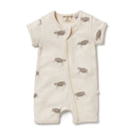 Load image into Gallery viewer, Wilson &amp; Frenchy - Tiny Turtle Organic Boyleg Zipsuit

