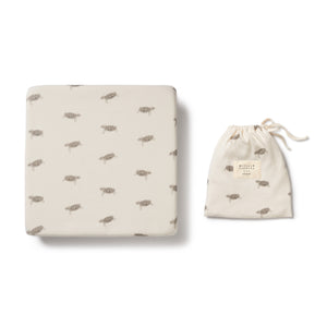 Wilson & Frenchy - Tiny Turtle Organic Cot Sheet