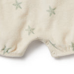 Load image into Gallery viewer, Wilson &amp; Frenchy - Tiny Starfish Organic Terry Tie Playsuit
