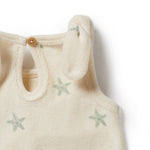 Load image into Gallery viewer, Wilson &amp; Frenchy - Tiny Starfish Organic Terry Tie Playsuit
