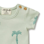 Load image into Gallery viewer, Wilson &amp; Frenchy - Palm Tree Organic Rib Tee
