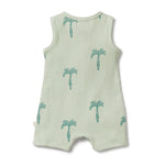 Load image into Gallery viewer, Wilson &amp; Frenchy - Palm Tree Organic Rib Growsuit
