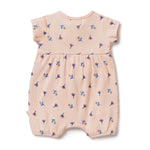 Load image into Gallery viewer, Wilson &amp; Frenchy - Little Flower Organic Rib Playsuit
