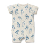 Load image into Gallery viewer, Wilson &amp; Frenchy - Petit Puffin Organic Boyleg Zipsuit
