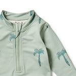 Load image into Gallery viewer, Wilson &amp; Frenchy - Palm Tree One Piece Boyleg Swimwuit

