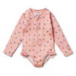 Load image into Gallery viewer, Wilson &amp; Frenchy - Little Flower Long Sleeve Swimsuit
