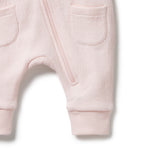 Load image into Gallery viewer, Wilson &amp; Frenchy - Pink Organic Quilted Growsuit
