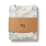 Load image into Gallery viewer, Wilson &amp; Frenchy - Sail Away Organic Long Sleeved Pyjamas

