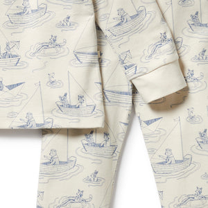 Wilson & Frenchy - Sail Away Organic Long Sleeved Pyjamas