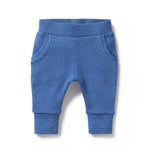 Load image into Gallery viewer, Wilson &amp; Frenchy - Brilliant Blue Organic Waffle Pant
