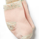 Load image into Gallery viewer, Wilson &amp; Frenchy - Organic 3 Pack Baby Socks - Dijon, Pink, Fleck
