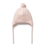 Load image into Gallery viewer, Wilson &amp; Frenchy - Pink Knitted Pointelle Bonnet
