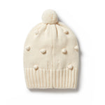 Load image into Gallery viewer, Wilson &amp; Frenchy - Ecru Knitted Bauble Hat
